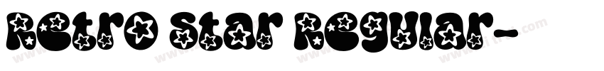 Retro Star Regular字体转换